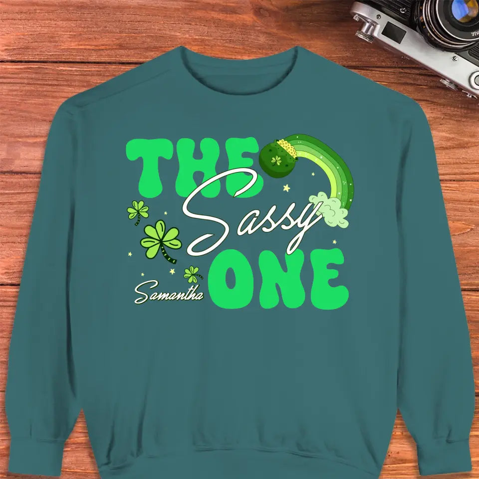 The Drunk One - Custom Quote - Personalized Gifts For Yourself - Sweater