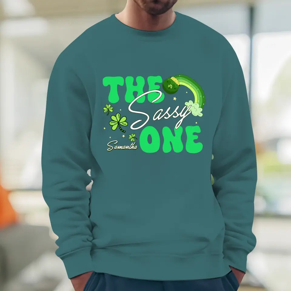 The Drunk One - Custom Quote - Personalized Gifts For Yourself - Sweater