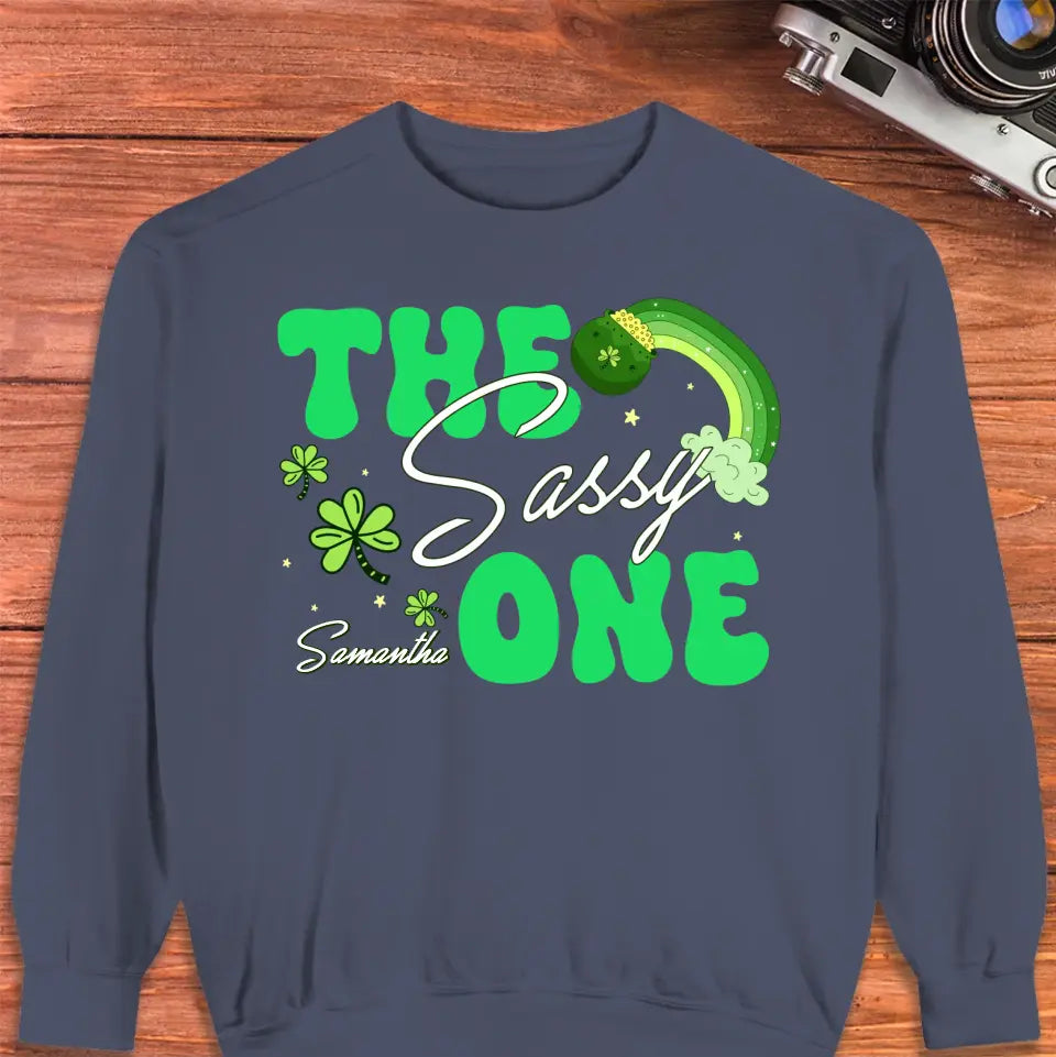 The Drunk One - Custom Quote - Personalized Gifts For Yourself - Sweater