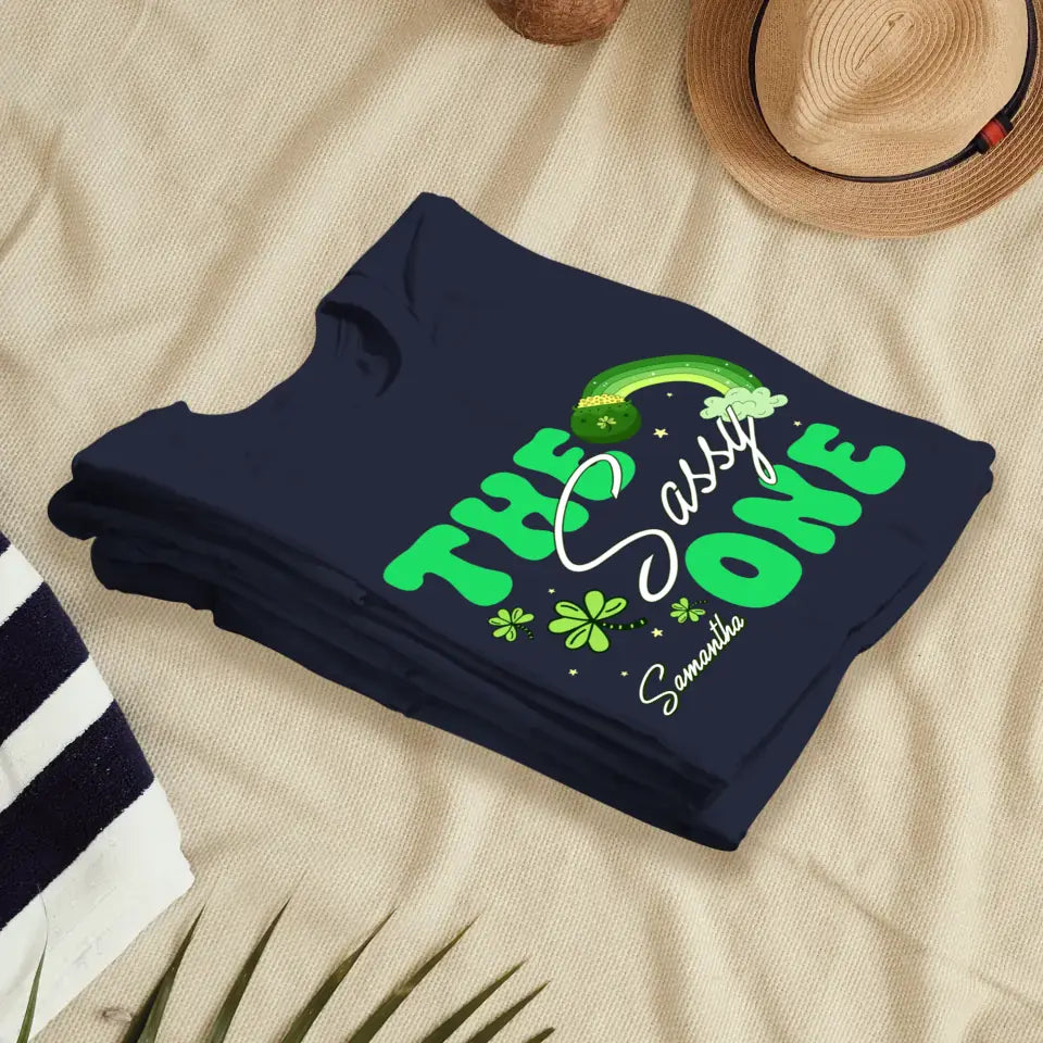 The Drunk One - Custom Quote - Personalized Gifts 
 For Yourself - T-Shirt