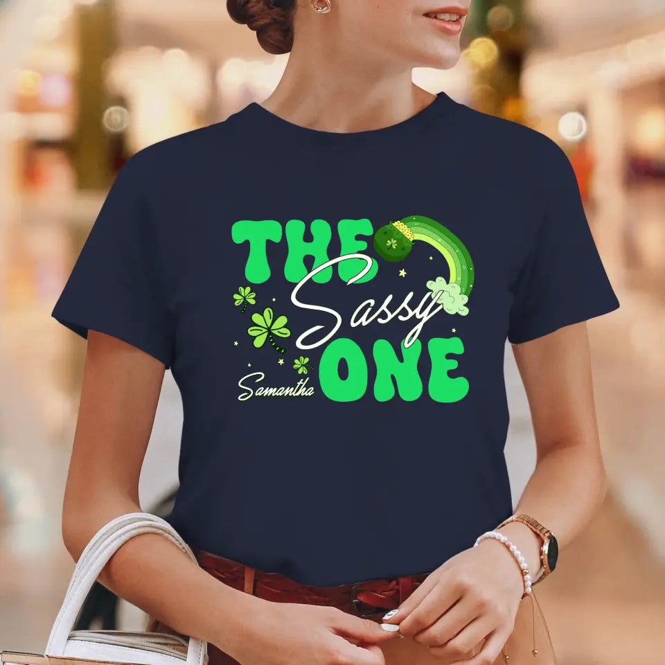 The Drunk One - Custom Quote - Personalized Gifts 
 For Yourself - T-Shirt