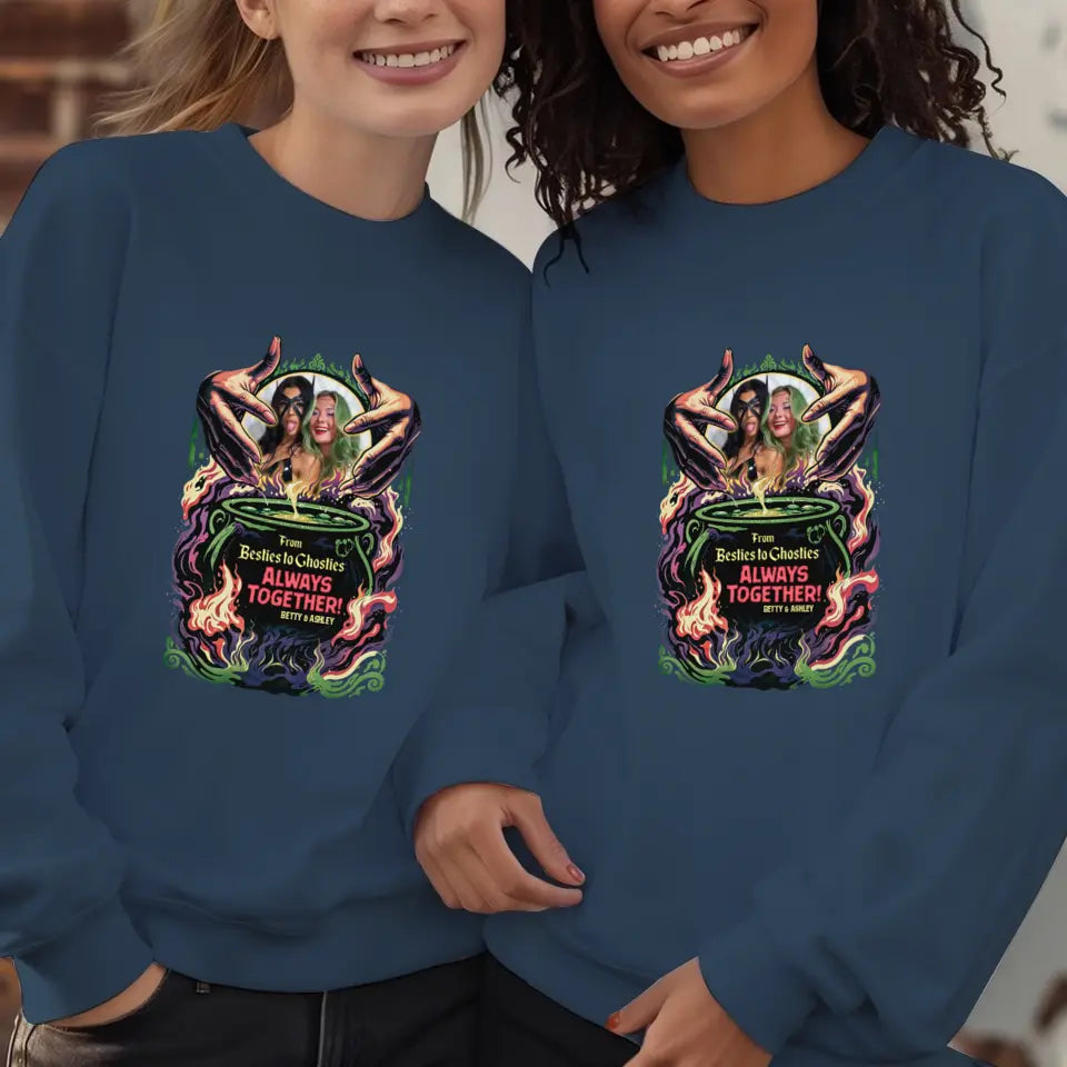 Always Together - Custom Photo - Personalized Gifts For Bestie - T-shirt