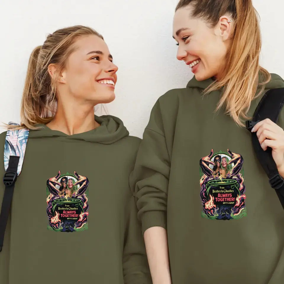 Always Together - Custom Photo - Personalized Gifts For Bestie - Sweater