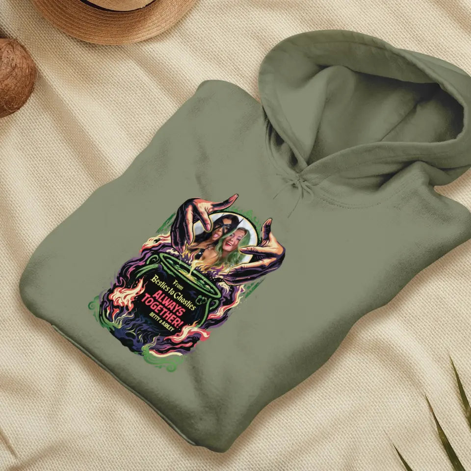 Always Together - Custom Photo - Personalized Gifts For Bestie - Hoodie