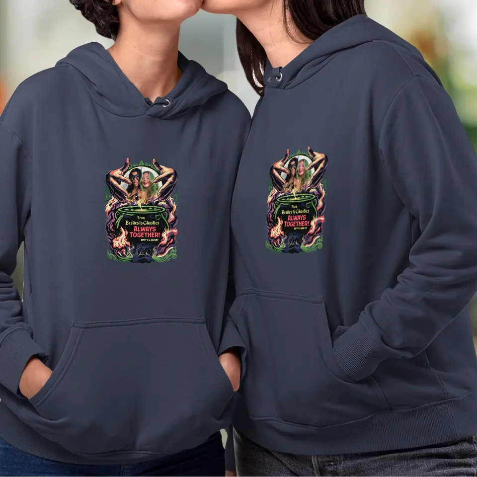 Always Together - Custom Photo - Personalized Gifts For Bestie - Hoodie