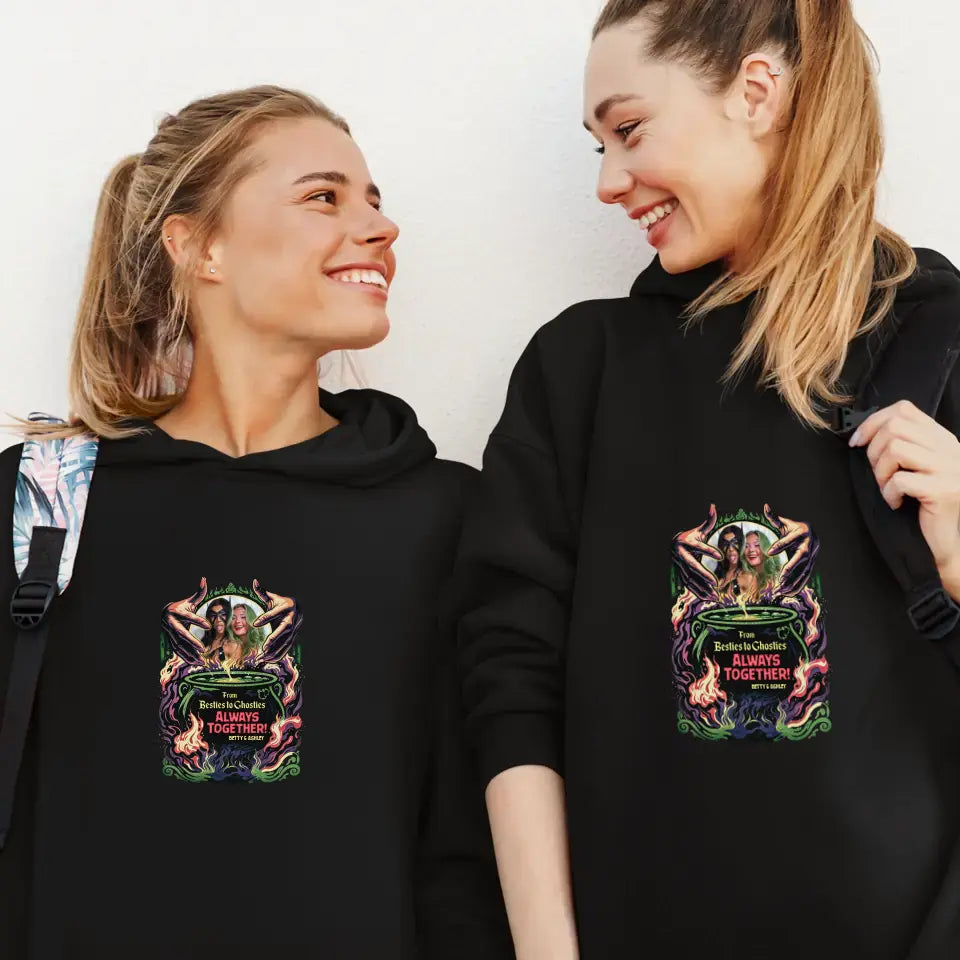 Always Together - Custom Photo - Personalized Gifts For Bestie - Hoodie