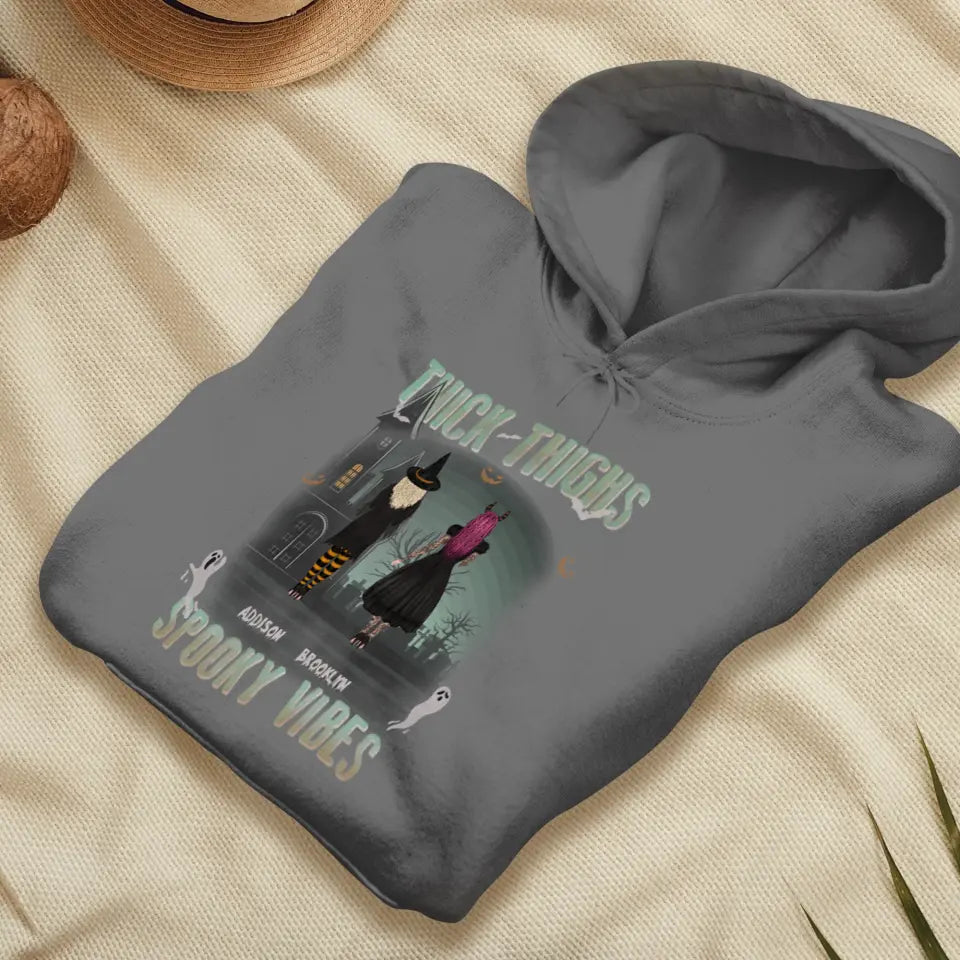 Thick Thighs - Custom Name - Personalized Gifts For Bestie - Hoodie