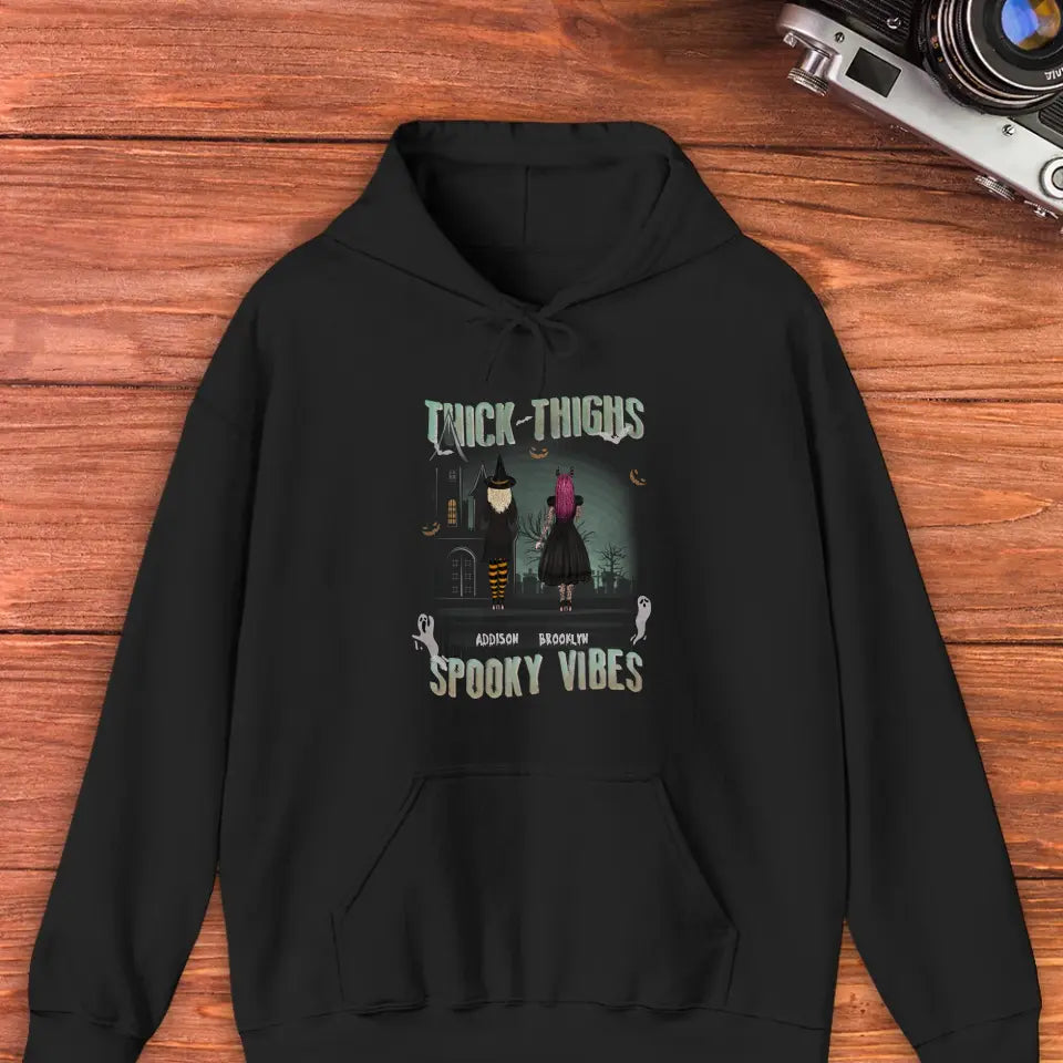 Thick Thighs - Custom Name - Personalized Gifts For Bestie - Hoodie