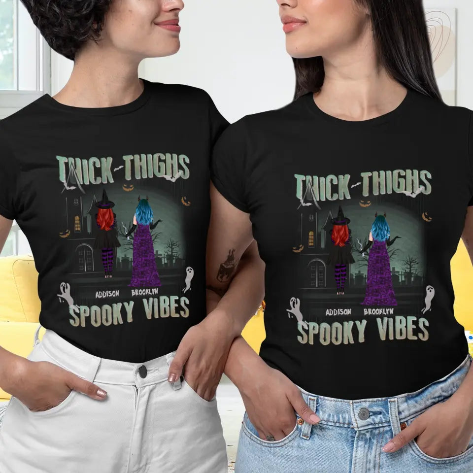 Thick Thighs - Custom Name - Personalized Gifts For Bestie - Hoodie