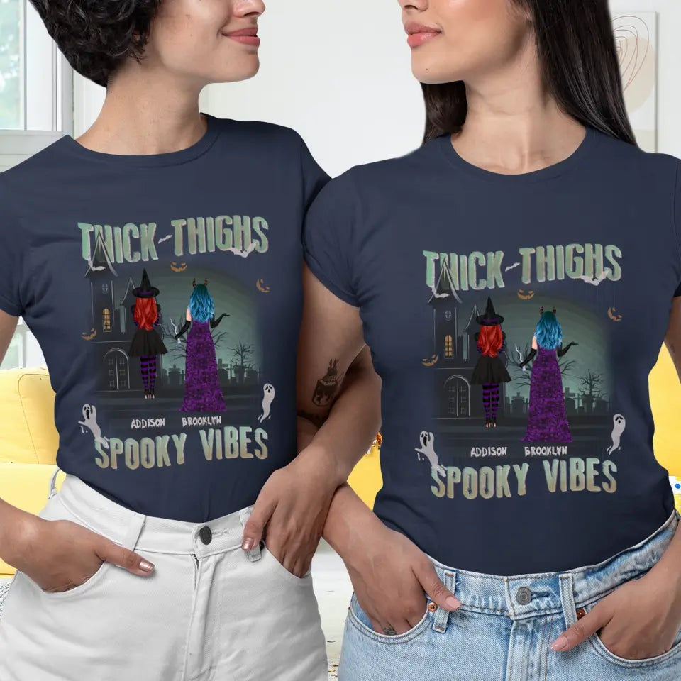 Thick Thighs - Custom Name - Personalized Gifts For Bestie - Hoodie