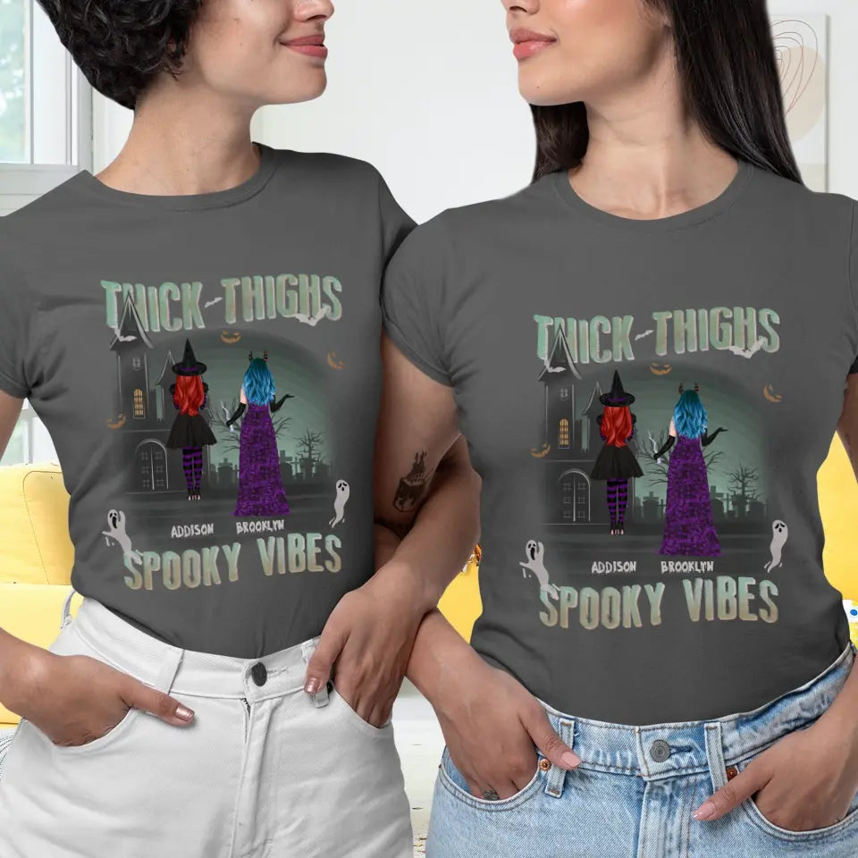 Thick Thighs - Custom Name - Personalized Gifts For Bestie - Hoodie