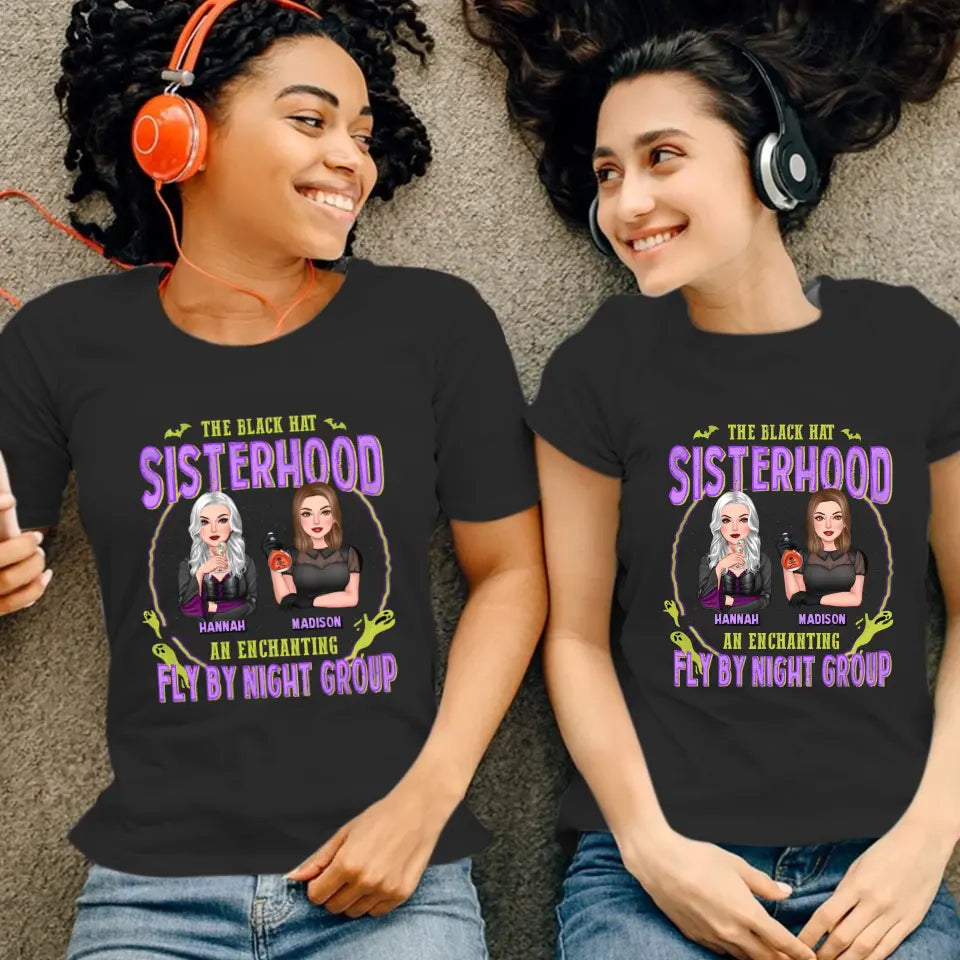 Sisterhood - Custom Name - Personalized Gifts For Bestie - T-shirt