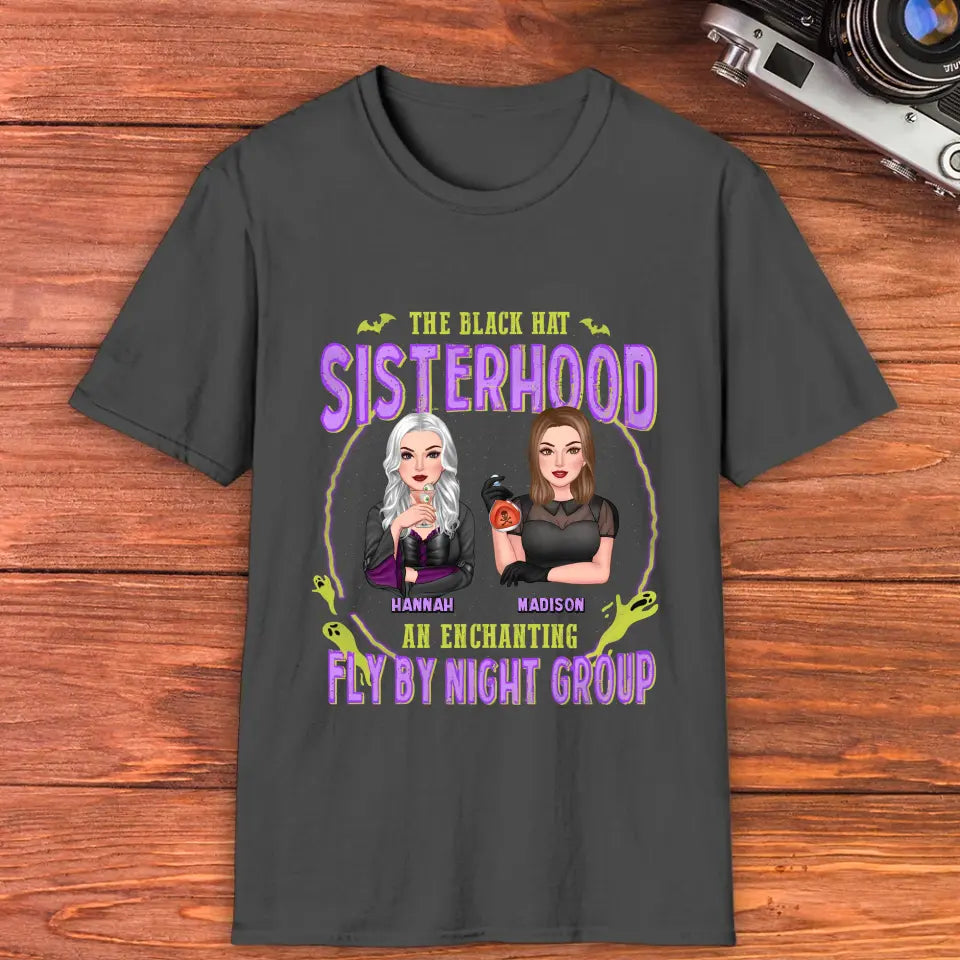 Sisterhood - Custom Name - Personalized Gifts For Bestie - T-shirt