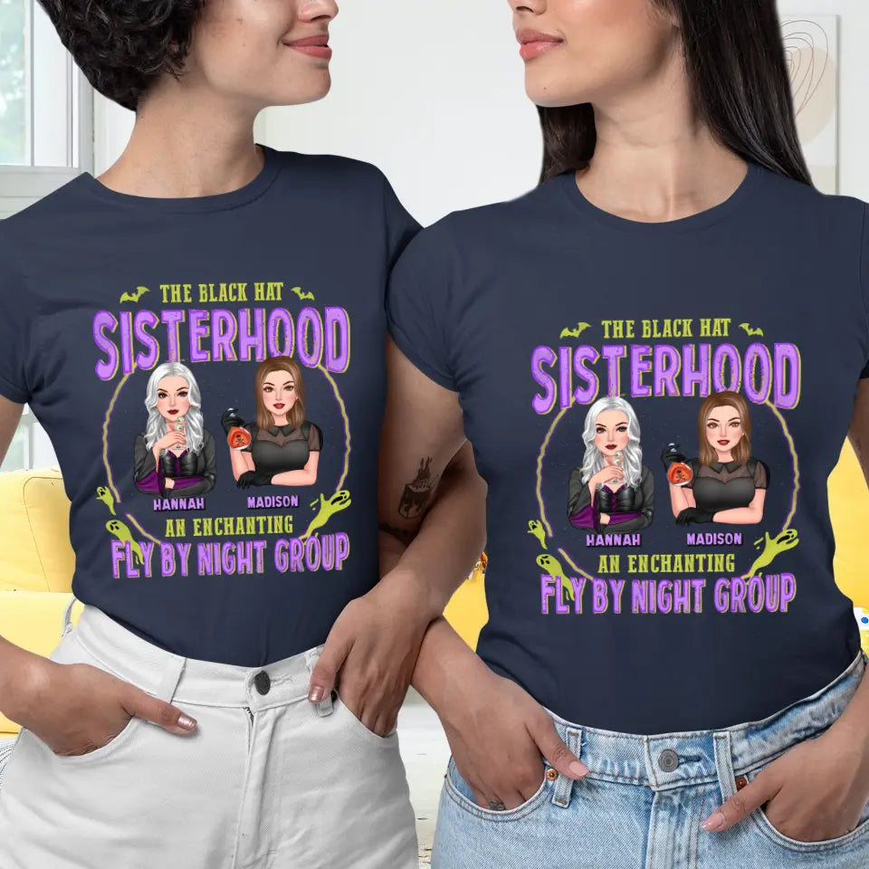 Sisterhood - Custom Name - Personalized Gifts For Bestie - T-shirt