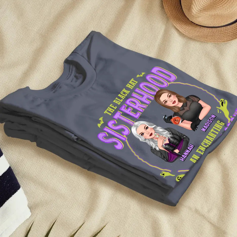 Sisterhood - Custom Name - Personalized Gifts For Bestie - T-shirt