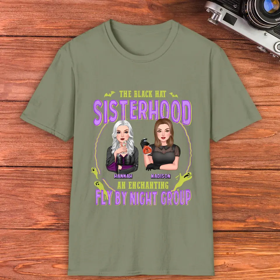 Sisterhood - Custom Name - Personalized Gifts For Bestie - T-shirt