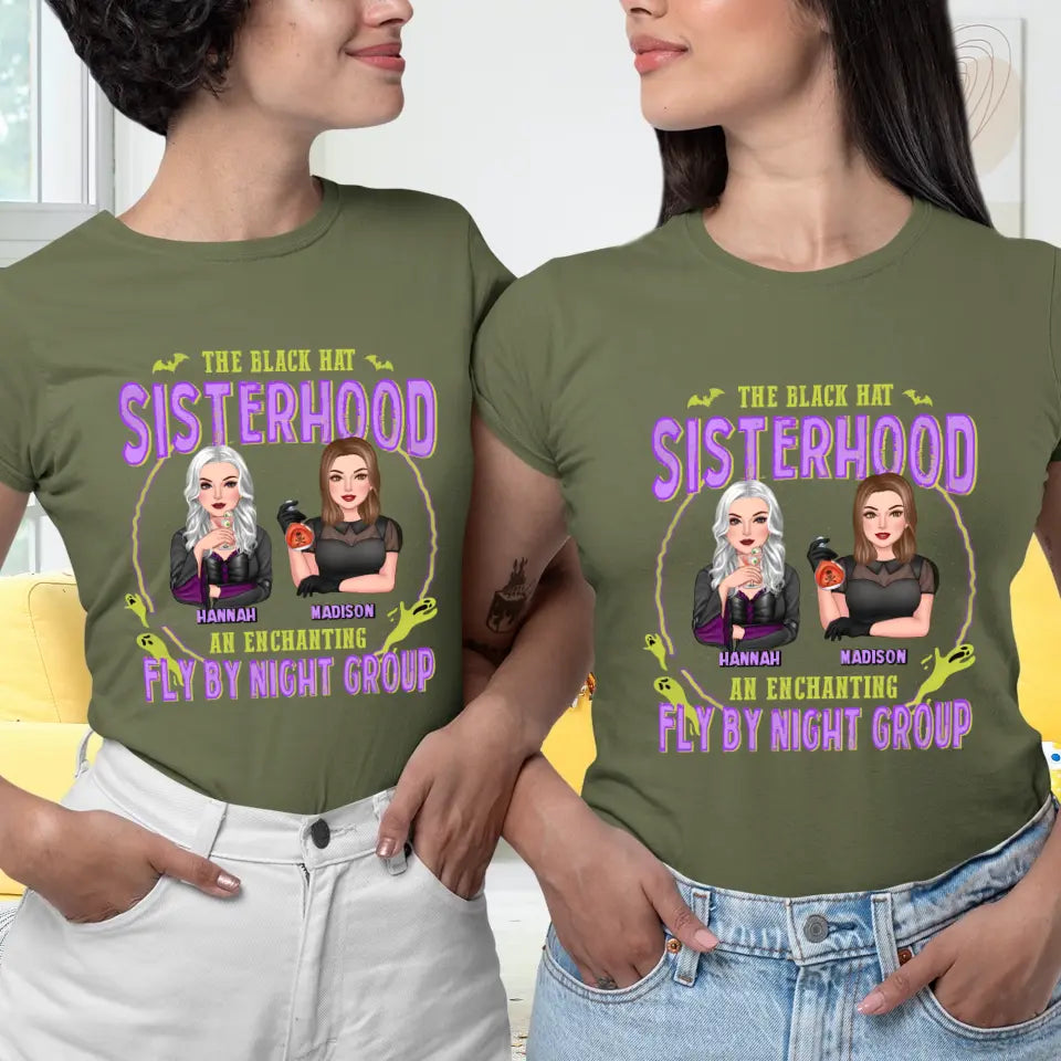 Sisterhood - Custom Name - Personalized Gifts For Bestie - T-shirt