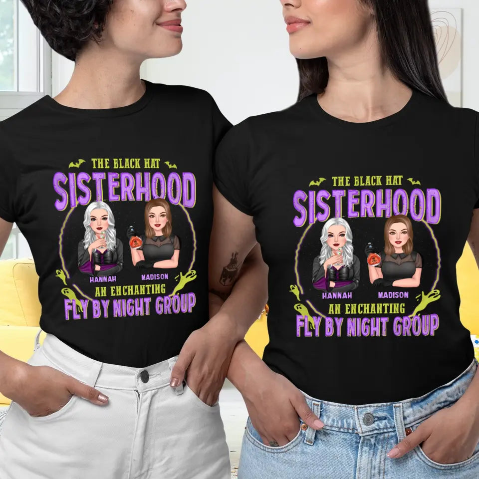 Sisterhood - Custom Name - Personalized Gifts For Bestie - T-shirt