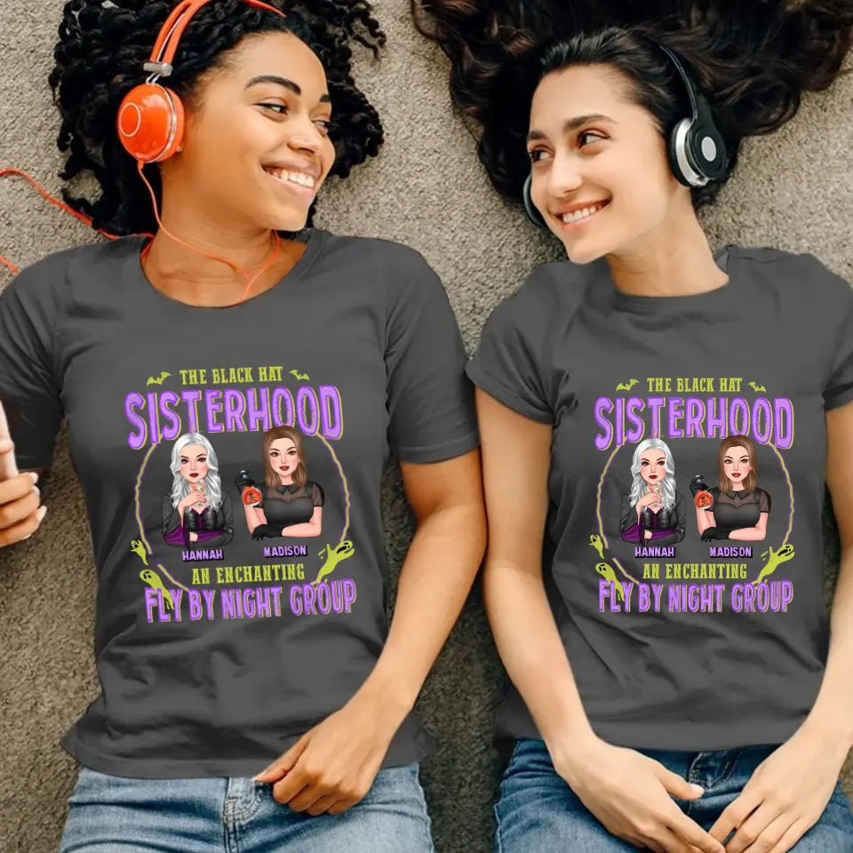 Sisterhood - Custom Name - Personalized Gifts For Bestie - T-shirt