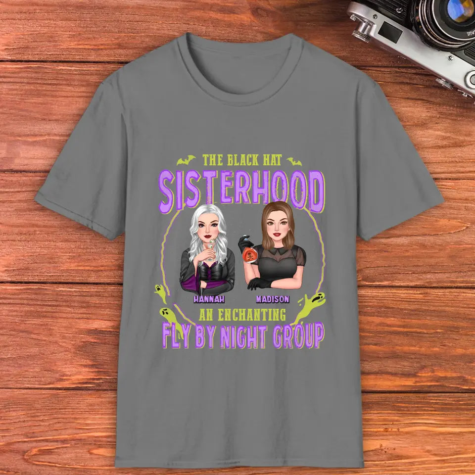 Sisterhood - Custom Name - Personalized Gifts For Bestie - T-shirt