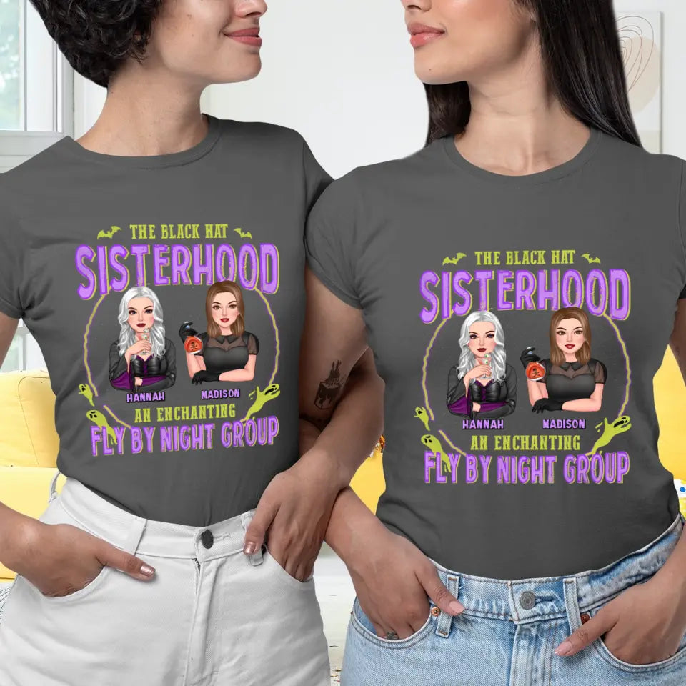 Sisterhood - Custom Name - Personalized Gifts For Bestie - T-shirt