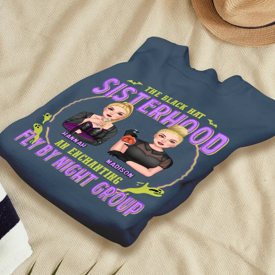 Sisterhood - Custom Name - Personalized Gifts For Bestie - T-shirt