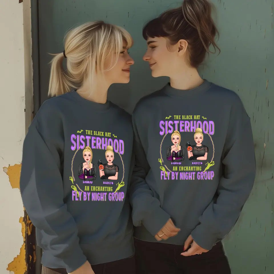 Sisterhood - Custom Name - Personalized Gifts For Bestie - T-shirt