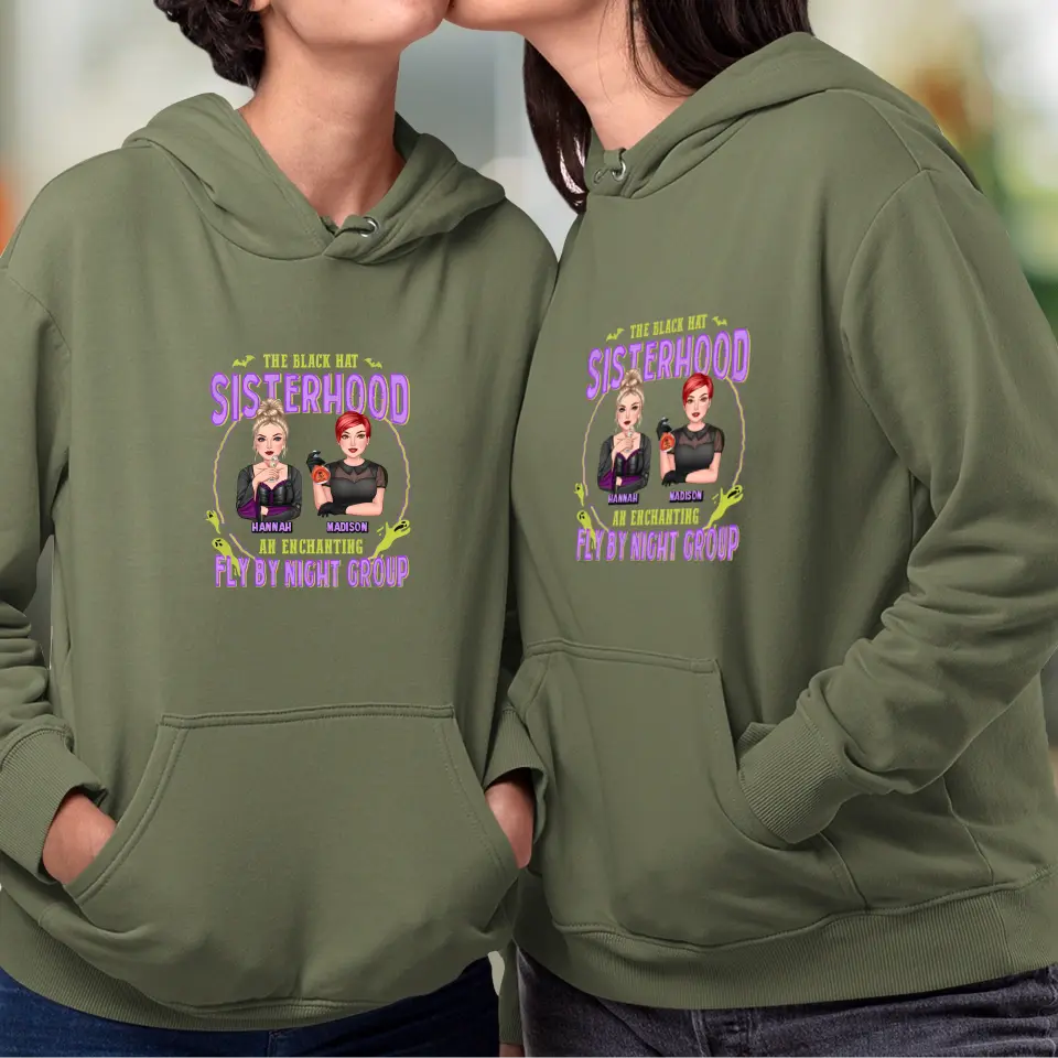 Sisterhood - Custom Name - Personalized Gifts For Bestie - T-shirt