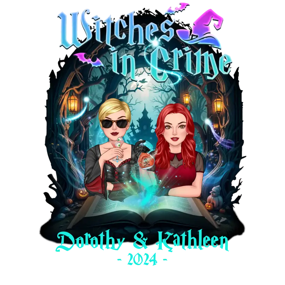 Witches In Crime - Custom Anniversary Year - Personalized Gifts For Bestie - T-shirt