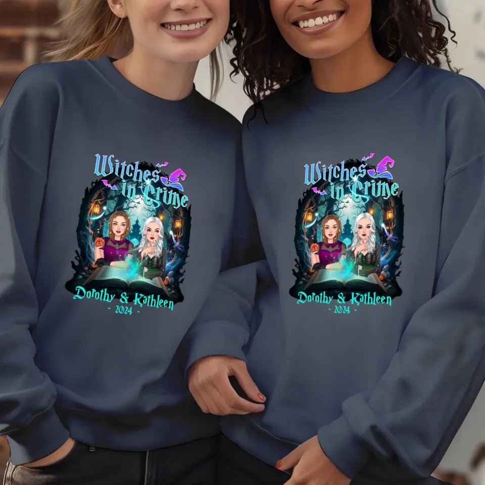 Witches In Crime - Custom Anniversary Year - Personalized Gifts For Bestie - Sweater