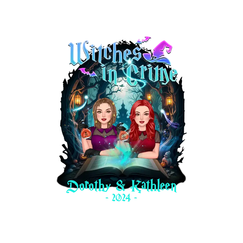 Witches In Crime - Custom Anniversary Year - Personalized Gifts For Bestie - Hoodie