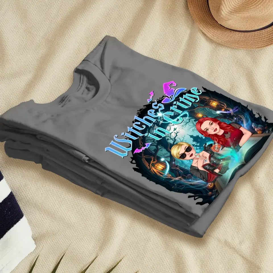 Witches In Crime - Custom Anniversary Year - Personalized Gifts For Bestie - T-shirt