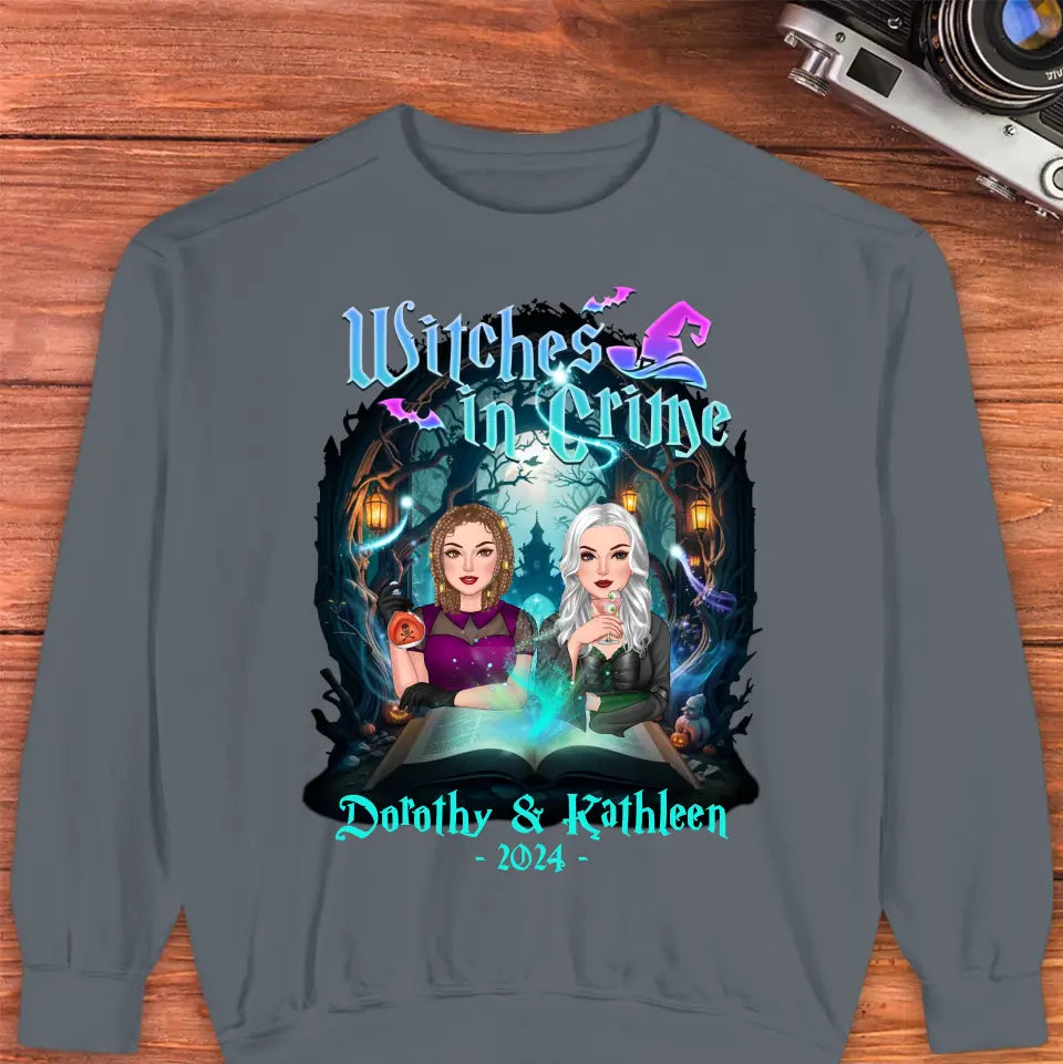 Witches In Crime - Custom Anniversary Year - Personalized Gifts For Bestie - T-shirt