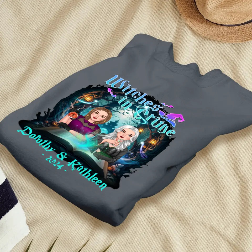 Witches In Crime - Custom Anniversary Year - Personalized Gifts For Bestie - T-shirt