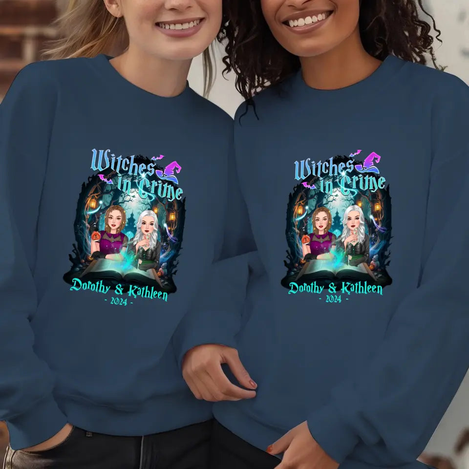 Witches In Crime - Custom Anniversary Year - Personalized Gifts For Bestie - T-shirt