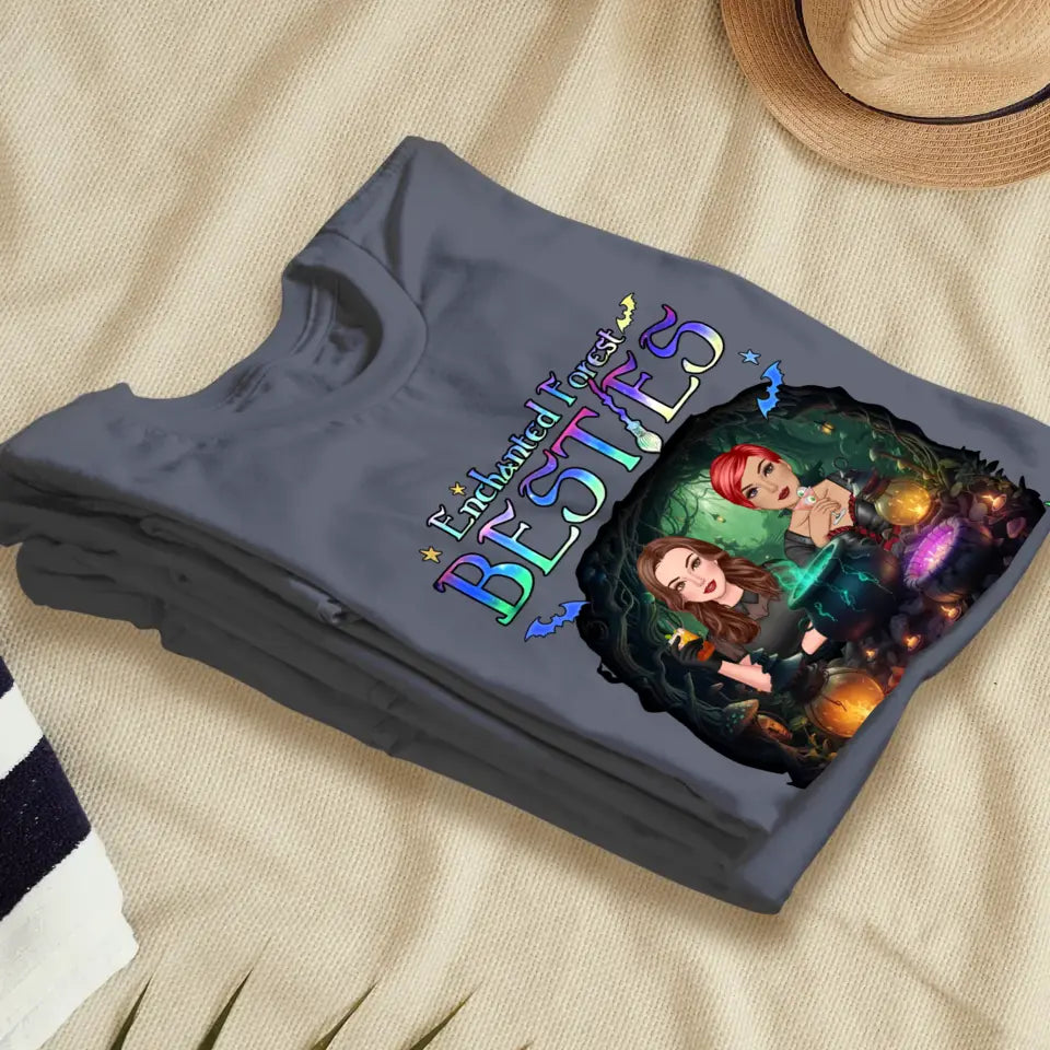 Enchanted Forest Bestie - Custom Name - Personalized Gifts For Bestie - Sweater