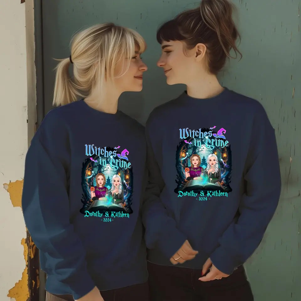 Witches In Crime - Custom Anniversary Year - Personalized Gifts For Bestie - T-shirt