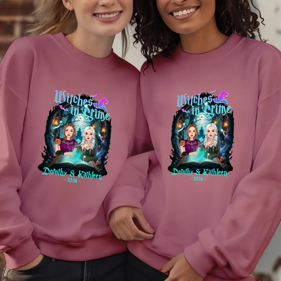 Witches In Crime - Custom Anniversary Year - Personalized Gifts For Bestie - T-shirt