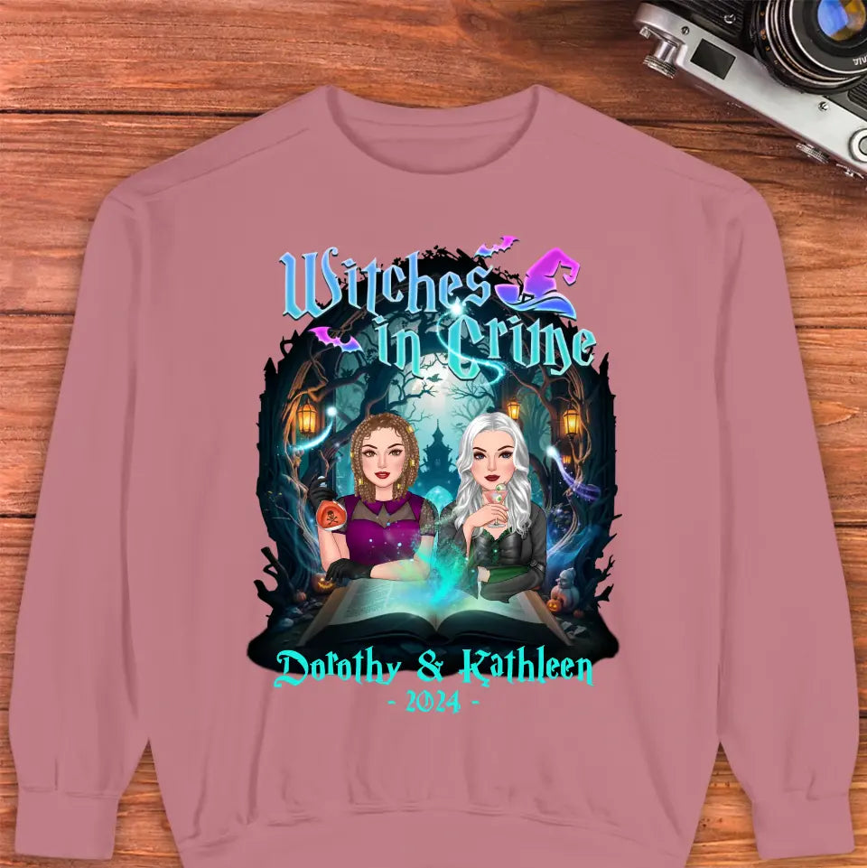 Witches In Crime - Custom Anniversary Year - Personalized Gifts For Bestie - T-shirt