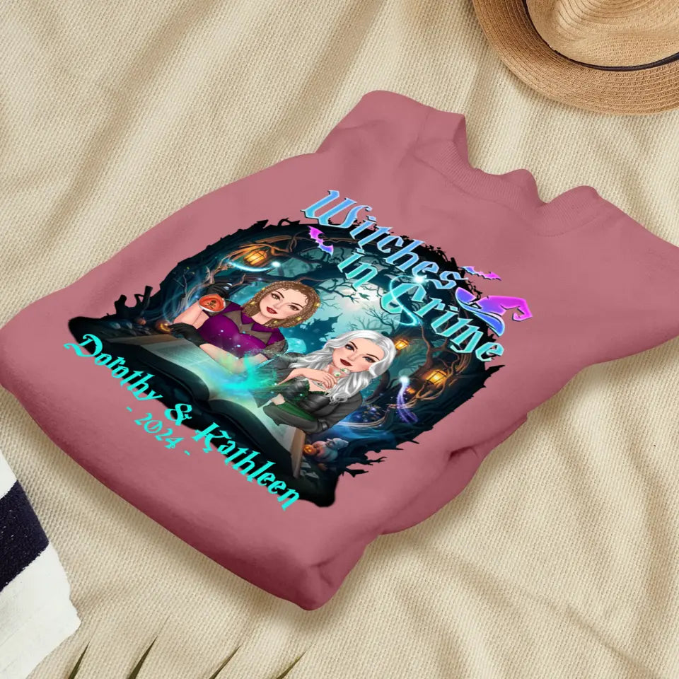 Witches In Crime - Custom Anniversary Year - Personalized Gifts For Bestie - T-shirt