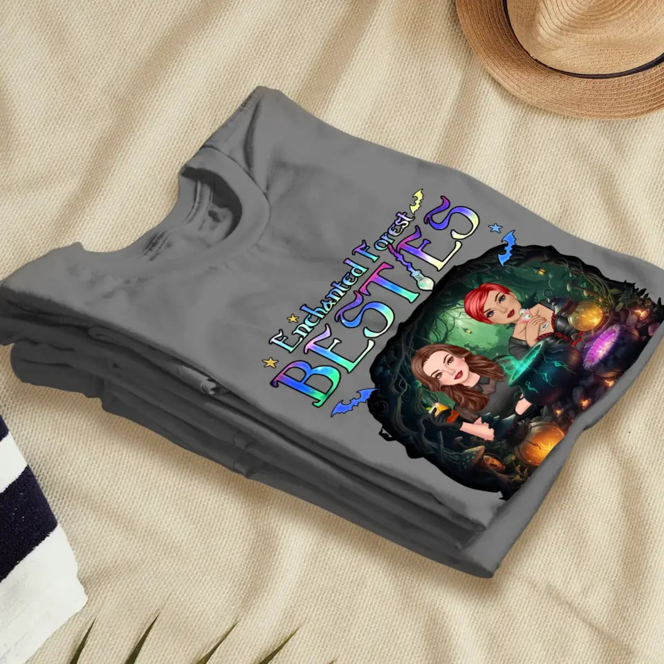 Enchanted Forest Bestie - Custom Name - Personalized Gifts For Bestie - Sweater