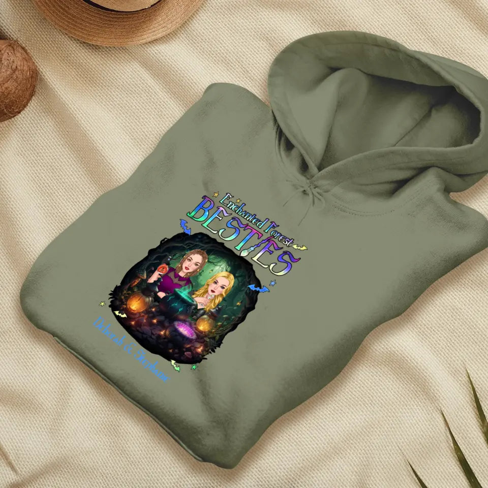 Enchanted Forest Bestie - Custom Name - Personalized Gifts For Bestie - Sweater