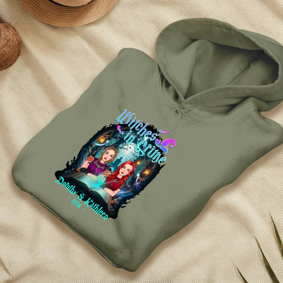 Witches In Crime - Custom Anniversary Year - Personalized Gifts For Bestie - T-shirt