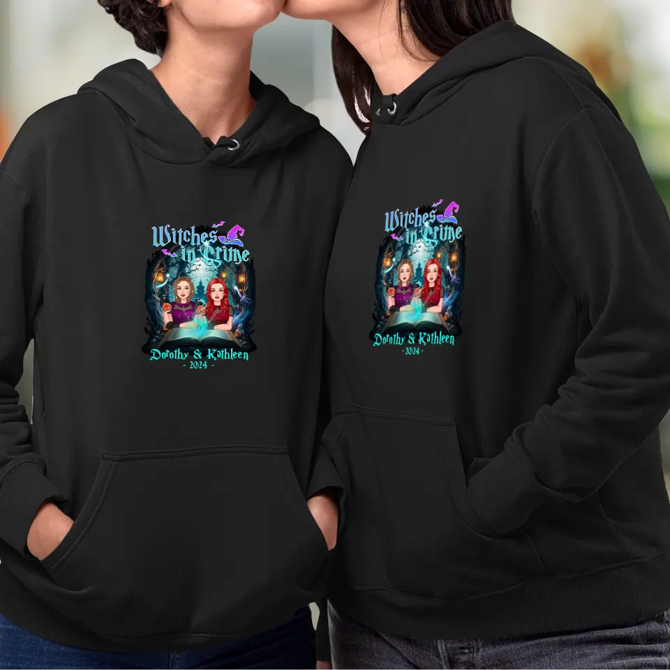 Witches In Crime - Custom Anniversary Year - Personalized Gifts For Bestie - T-shirt