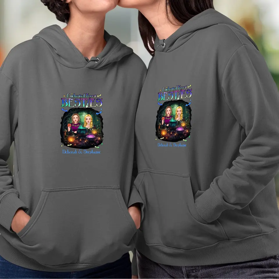 Enchanted Forest Bestie - Custom Name - Personalized Gifts For Bestie - Sweater