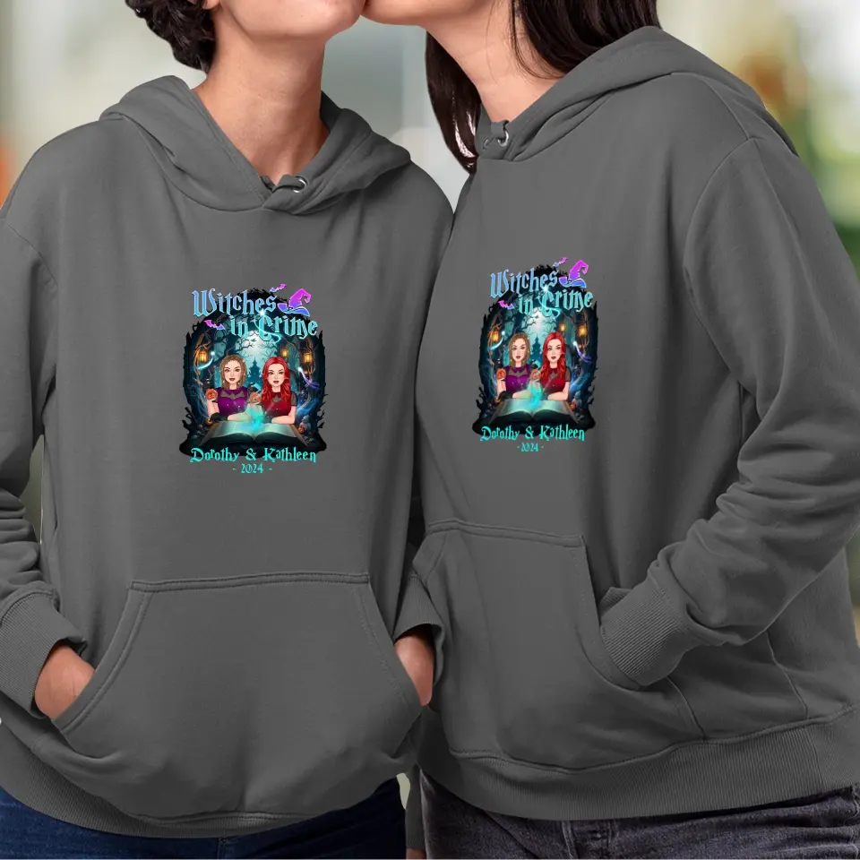 Witches In Crime - Custom Anniversary Year - Personalized Gifts For Bestie - T-shirt