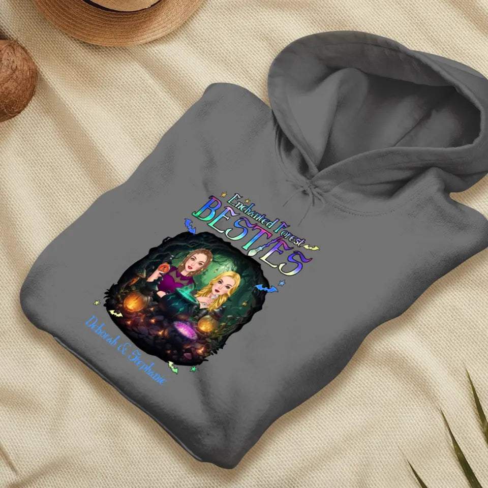 Enchanted Forest Bestie - Custom Name - Personalized Gifts For Bestie - Sweater