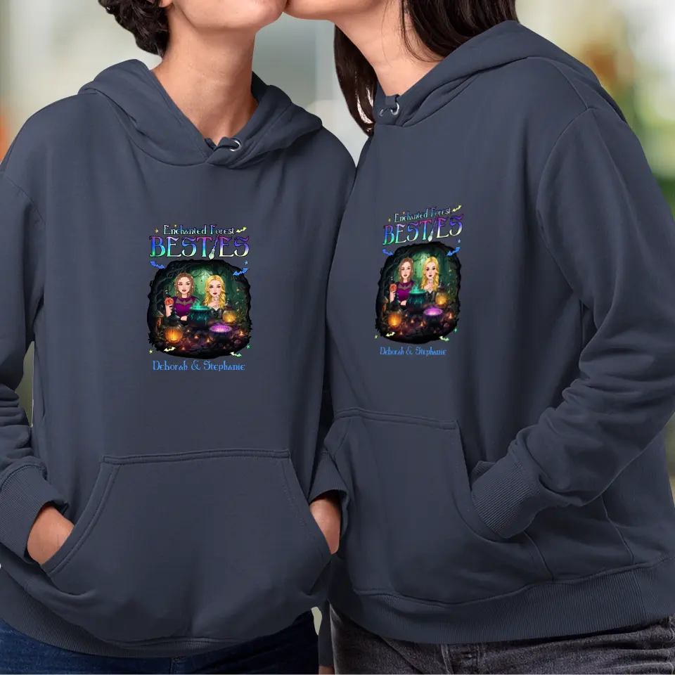 Enchanted Forest Bestie - Custom Name - Personalized Gifts For Bestie - Sweater