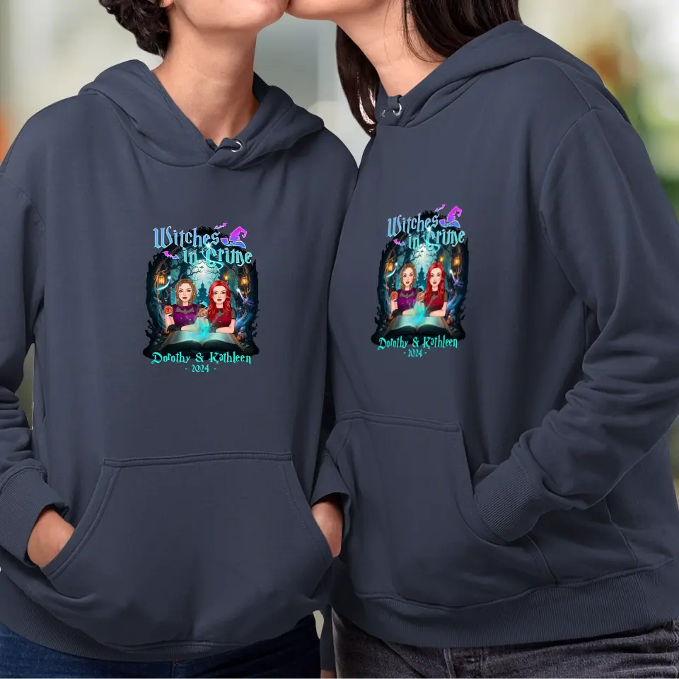 Witches In Crime - Custom Anniversary Year - Personalized Gifts For Bestie - T-shirt