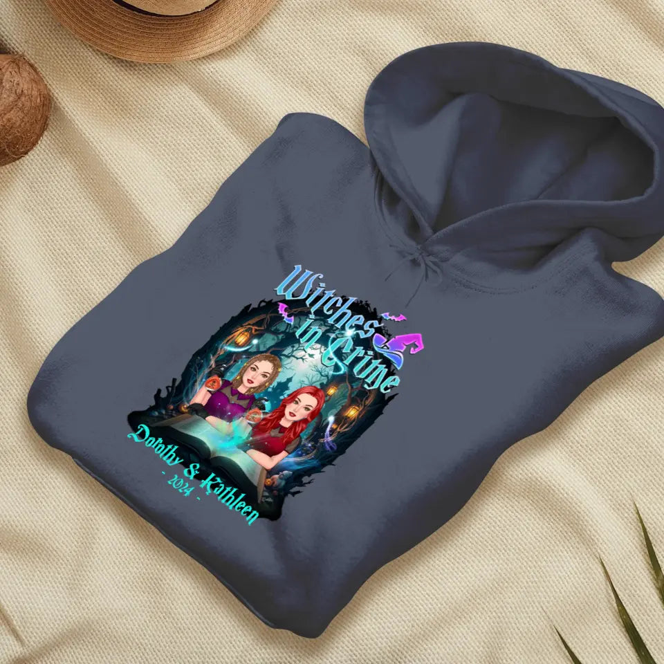 Witches In Crime - Custom Anniversary Year - Personalized Gifts For Bestie - T-shirt